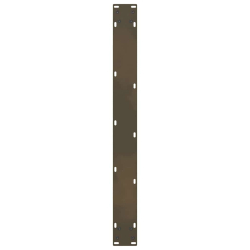 Nogi do stolika kawowego, naturalna stal, 2 szt., 80x(72-73) cm