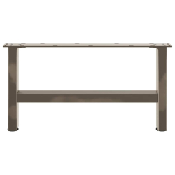 Nogi do stolika kawowego, naturalna stal, 2 szt., 70x(30-31) cm