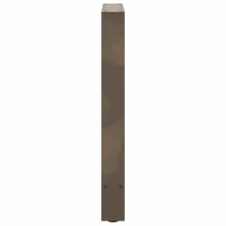 Nogi do stolika kawowego, naturalna stal, 2 szt., 50x(72-73) cm