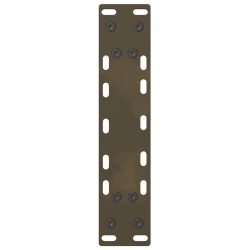 Nogi do stolika kawowego, naturalna stal, 2 szt., 38x(72-73) cm