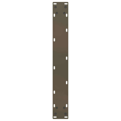 Nogi do stolika kawowego, 2 szt., naturalna stal, 60x(90-91) cm