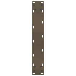 Nogi do stolika kawowego 2 szt. naturalna stal 40x(100-101) cm