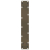 Nogi do stolika kawowego 2 szt. naturalna stal 40x(100-101) cm