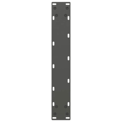 Nogi do stolika kawowego 2 szt. antracyt 50x(110-111) cm stal