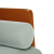 Sofa dwuosobowa z poduszkami wałkowymi Jasnoszara 110 cm