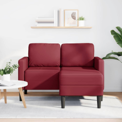 Sofa 2-osobowa z szezlongiem w kształcie litery L
