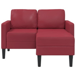 Sofa 2-osobowa z szezlongiem w kształcie litery L