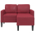 Sofa 2-osobowa z szezlongiem w kształcie litery L