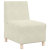 Sofa Fotel Kremowy 55 cm Aksamit