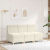 Sofa Fotel Kremowy 55 cm Aksamit