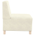 Sofa Fotel Kremowy 55 cm Aksamit