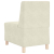 Sofa Fotel Kremowy 55 cm Aksamit