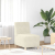 Sofa Fotel Kremowy 55 cm Aksamit