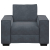 Sofa Fotel Ciemnoszary 59 cm Aksamit