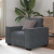 Sofa Fotel Ciemnoszary 59 cm Aksamit