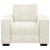 Sofa Fotel Kremowy 59 cm Aksamit