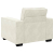 Sofa Fotel Kremowy 59 cm Aksamit