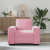 Sofa Fotel Różowy 59 cm Aksamit