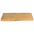 Blat stołu, 70x40x2,5 cm, naturalna krawędź, lite drewno mango
