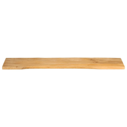 Blat stołu, 180x40x2,5 cm, naturalna krawędź, lite drewno mango