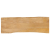 Blat stołu, 140x40x2,5 cm, naturalna krawędź, lite drewno mango