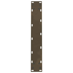 Nogi do stolika kawowego, naturalna stal, 2 szt., 60x(72-73) cm