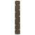 Nogi do stolika kawowego, naturalna stal, 2 szt., 60x(72-73) cm