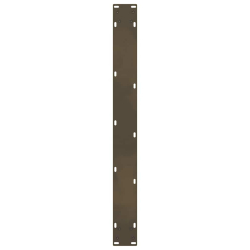 Nogi do stolika kawowego, naturalna stal, 2 szt., 70x(72-73) cm