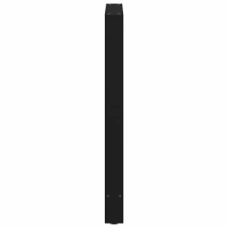 Nogi do stolika kawowego, czarne, 2 szt., 60x(90-91) cm, stal