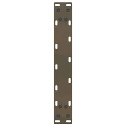 Nogi do stolika kawowego, 2 szt., naturalna stal, 30x(30-31) cm