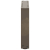Nogi do stolika kawowego, 2 szt., naturalna stal, 30x(30-31) cm