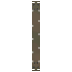 Nogi do stolika kawowego, 2 szt., naturalna stal, 50x(42-43) cm