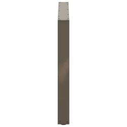 Nogi do stolika kawowego, 2 szt., naturalna stal, 100x(72-73)cm