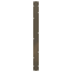 Nogi do stolika kawowego, 2 szt., naturalna stal, 100x(72-73)cm