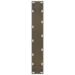 Nogi do stolika kawowego, 2 szt., naturalna stal, 50x(90-91) cm