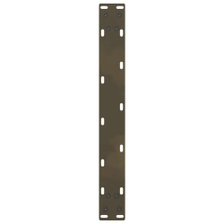 Nogi do stolika kawowego, naturalna stal, 2 szt., 50x(30-31) cm
