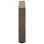 Nogi do stolika kawowego, naturalna stal, 2 szt., 50x(30-31) cm