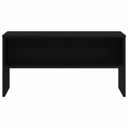 Szafka RTV Czarny Dąb 80x40x40 cm Drewno klejone