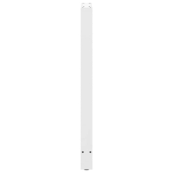 Nogi do stolika kawowego, białe, 2 szt., 50x(110-111) cm, stal