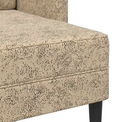 Sofa 2-osobowa z szezlongiem w kształcie litery L, jasnoszara