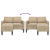 Sofa 2-osobowa z szezlongiem w kształcie litery L, jasnoszara