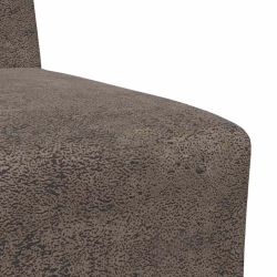 Sofa Fotel Ciemnoszary 55 cm Skóra syntetyczna zamszowa