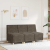 Sofa Fotel Ciemnoszary 55 cm Skóra syntetyczna zamszowa