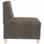 Sofa Fotel Ciemnoszary 55 cm Skóra syntetyczna zamszowa