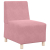 Sofa Fotel Różowy 55 cm Aksamit