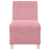 Sofa Fotel Różowy 55 cm Aksamit