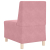 Sofa Fotel Różowy 55 cm Aksamit
