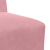 Sofa Fotel Różowy 55 cm Aksamit