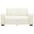 Sofa 2-osobowa, kremowy, 120 cm, tapicerowana aksamitem