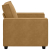Sofa Fotel Brązowy 59 cm Aksamit